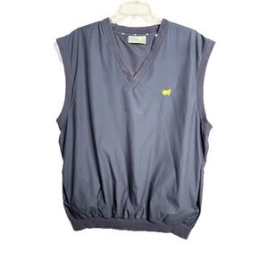 Slazenger Masters Augusta National Golf Shop Black Men's Vest Size XXL Windbreak